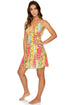 Luli Fama Smoke Show V Neck Short Dress